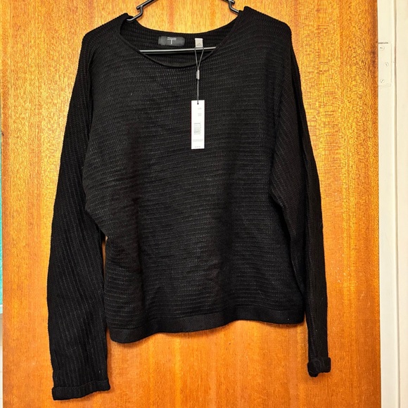 T Tahari Sweaters - T Tahari Black sweater / Size L NWT